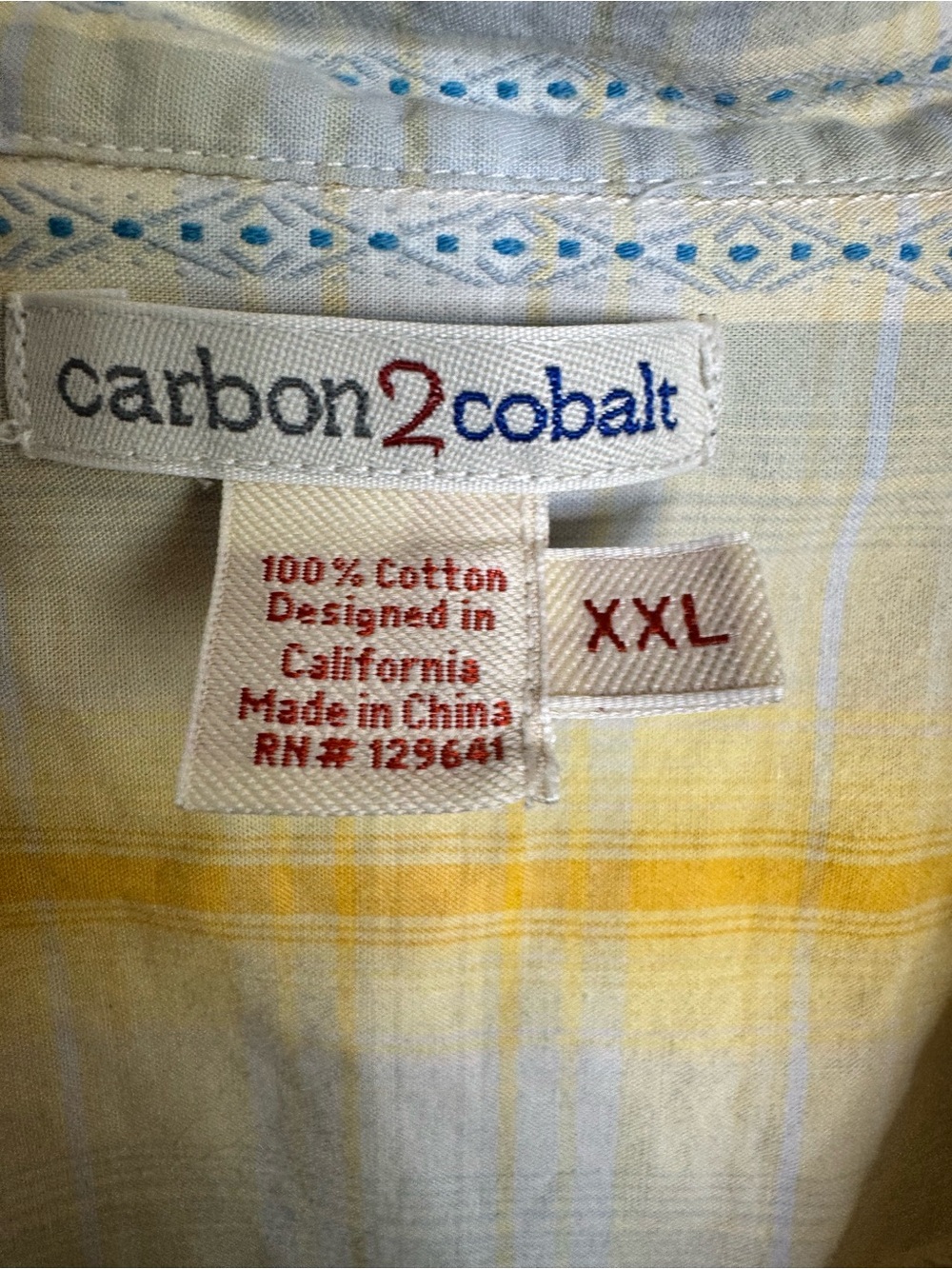 Carbon2Cobalt 2 pack bundle Casual Button-Down Shirts mens size XXL - Picture 5 of 9